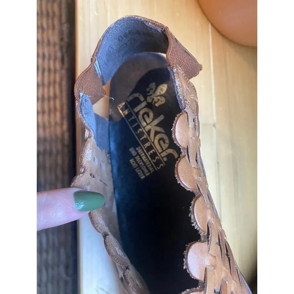 Vintage leather slip